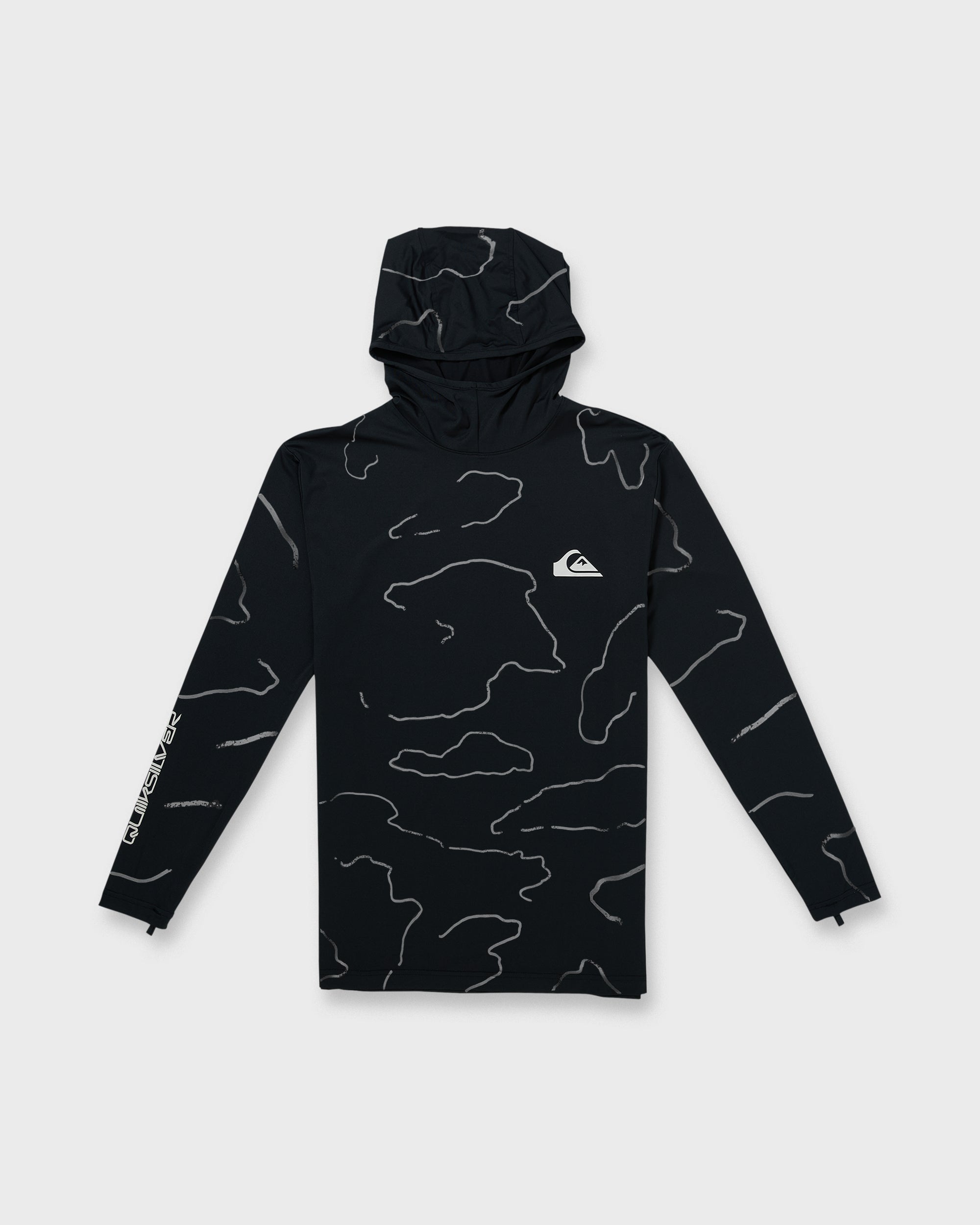 Everyday Hooded Surf Tee - Black