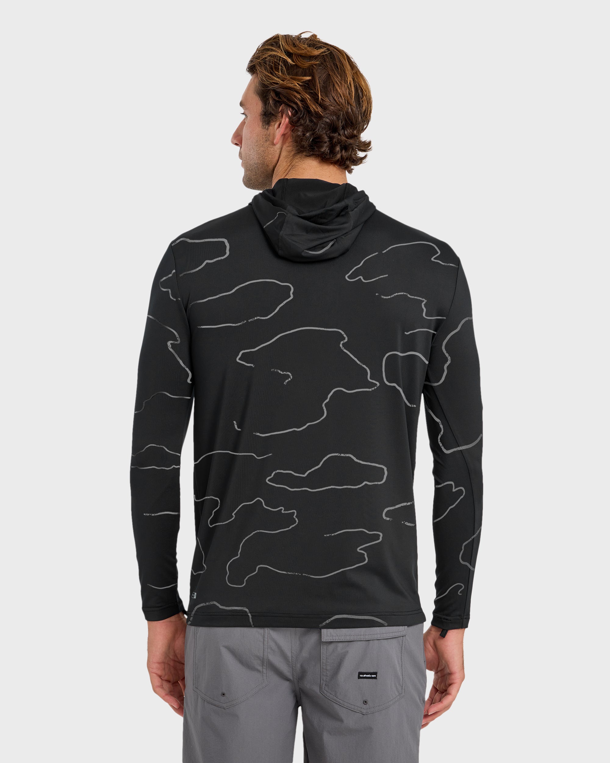 Everyday Hooded Surf Tee - Black